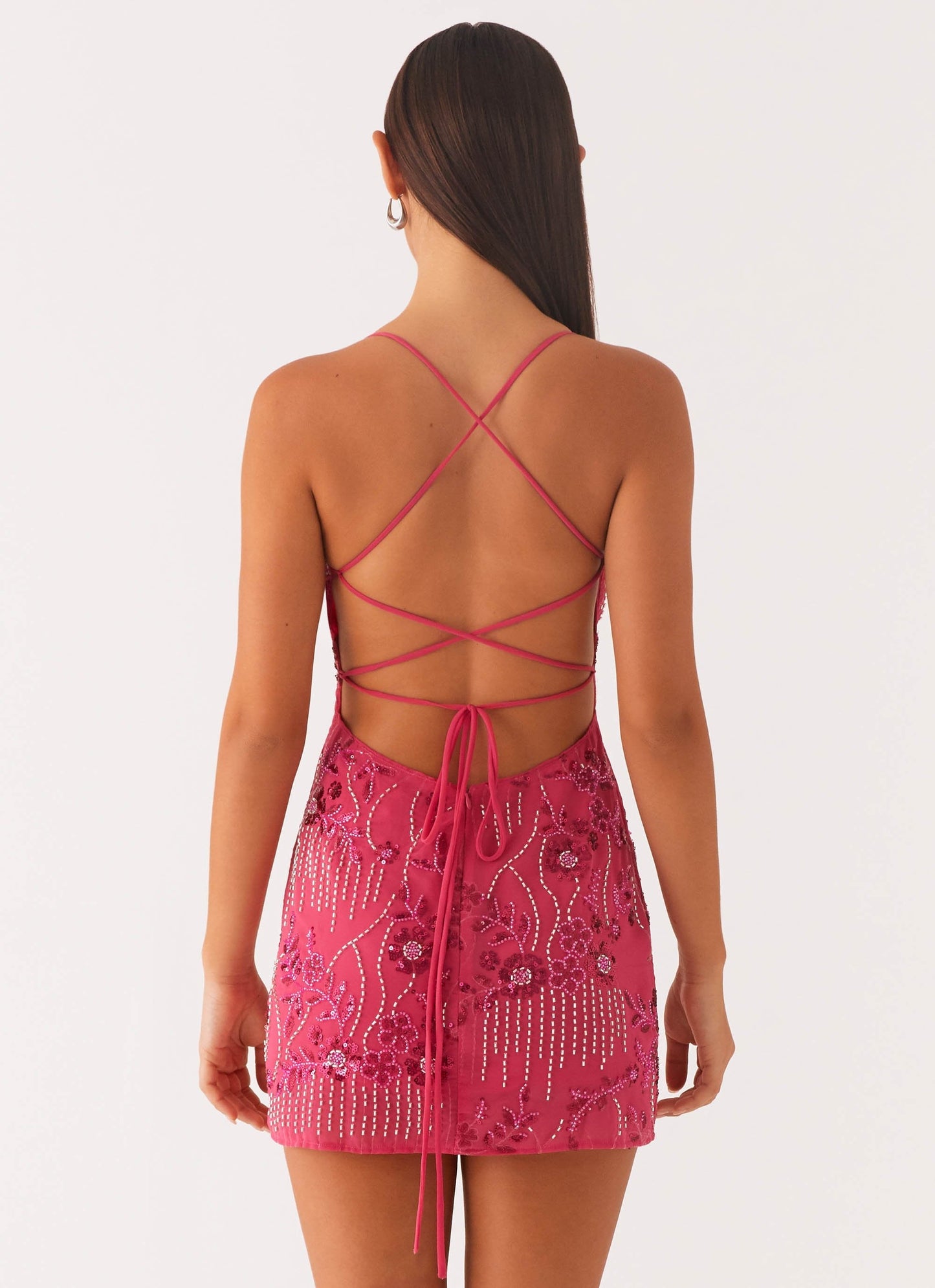 Belle - Paljett Cami Minikjole