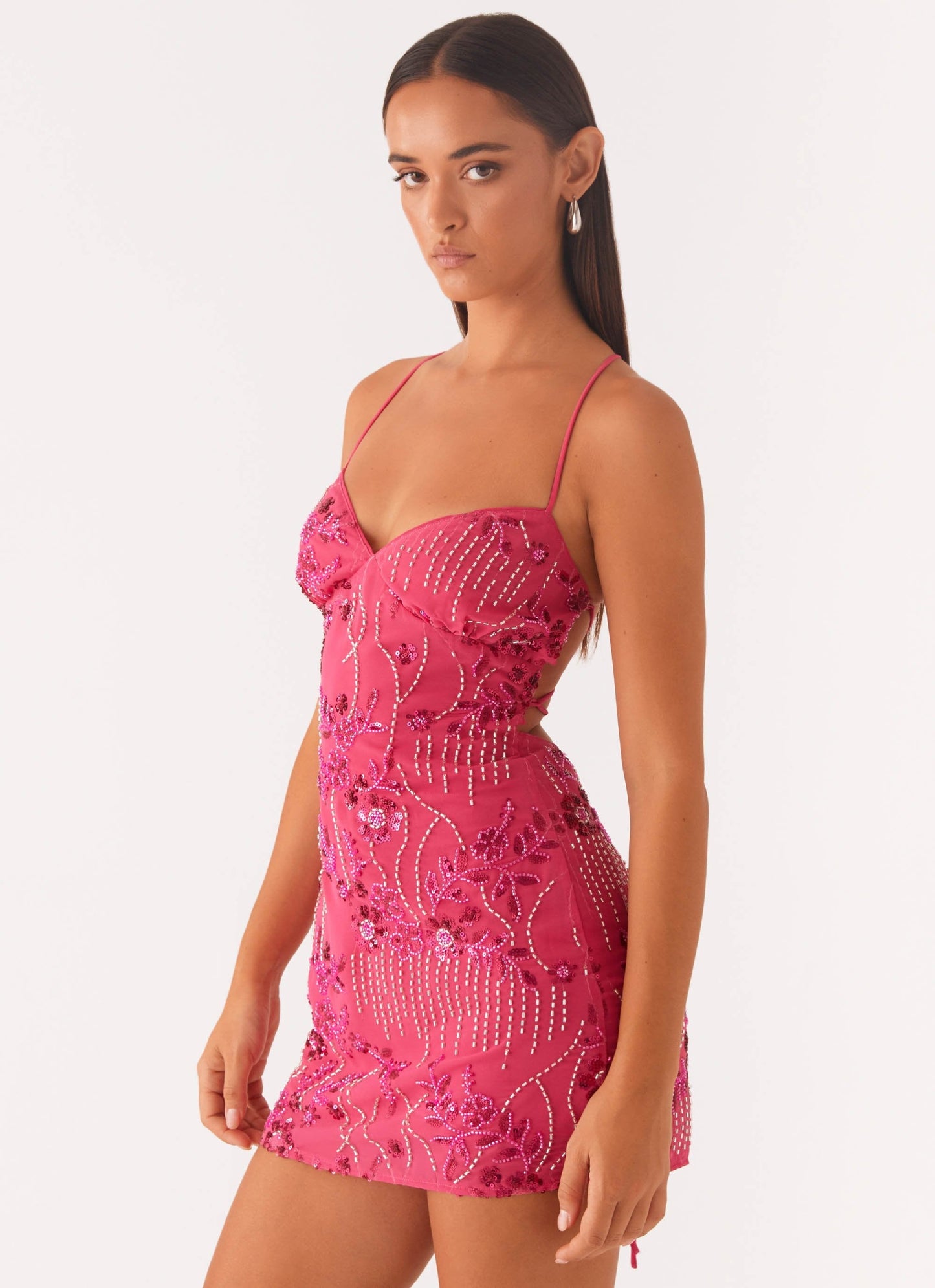 Belle - Paljett Cami Minikjole
