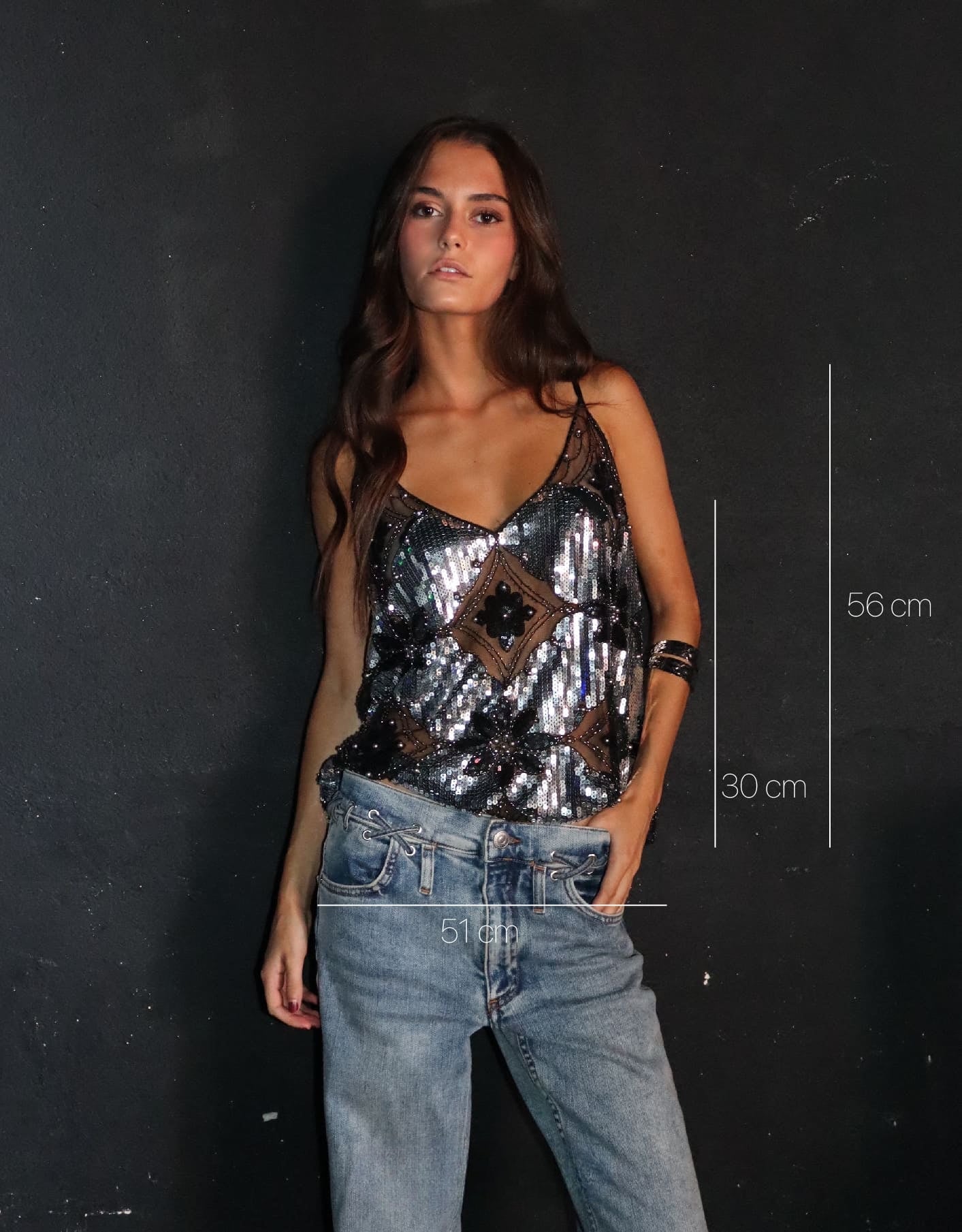 Ada - Embellished Top