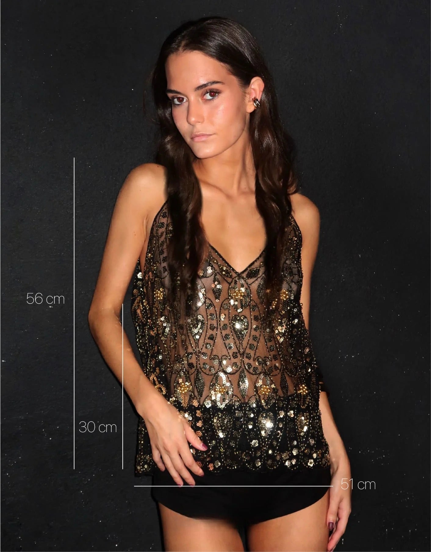 Ada - Embellished Top