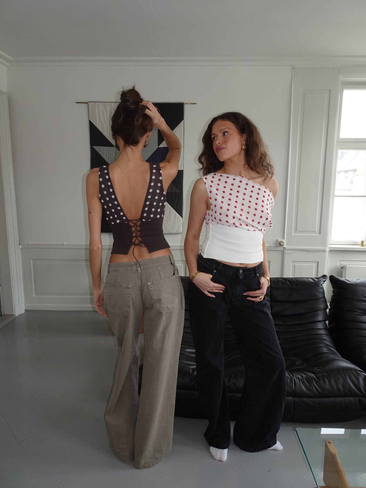 Sonja - Polka Dotted Top