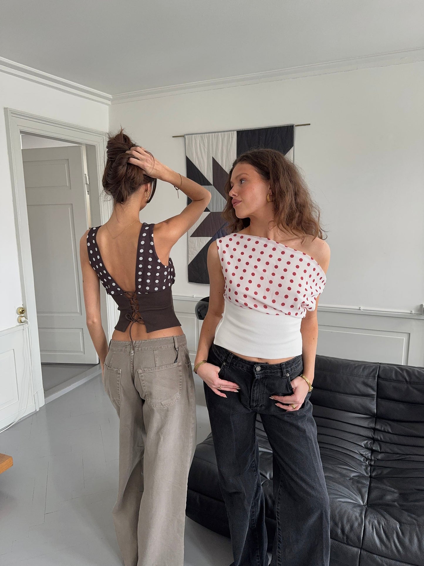Sonja - Polka Dotted Top