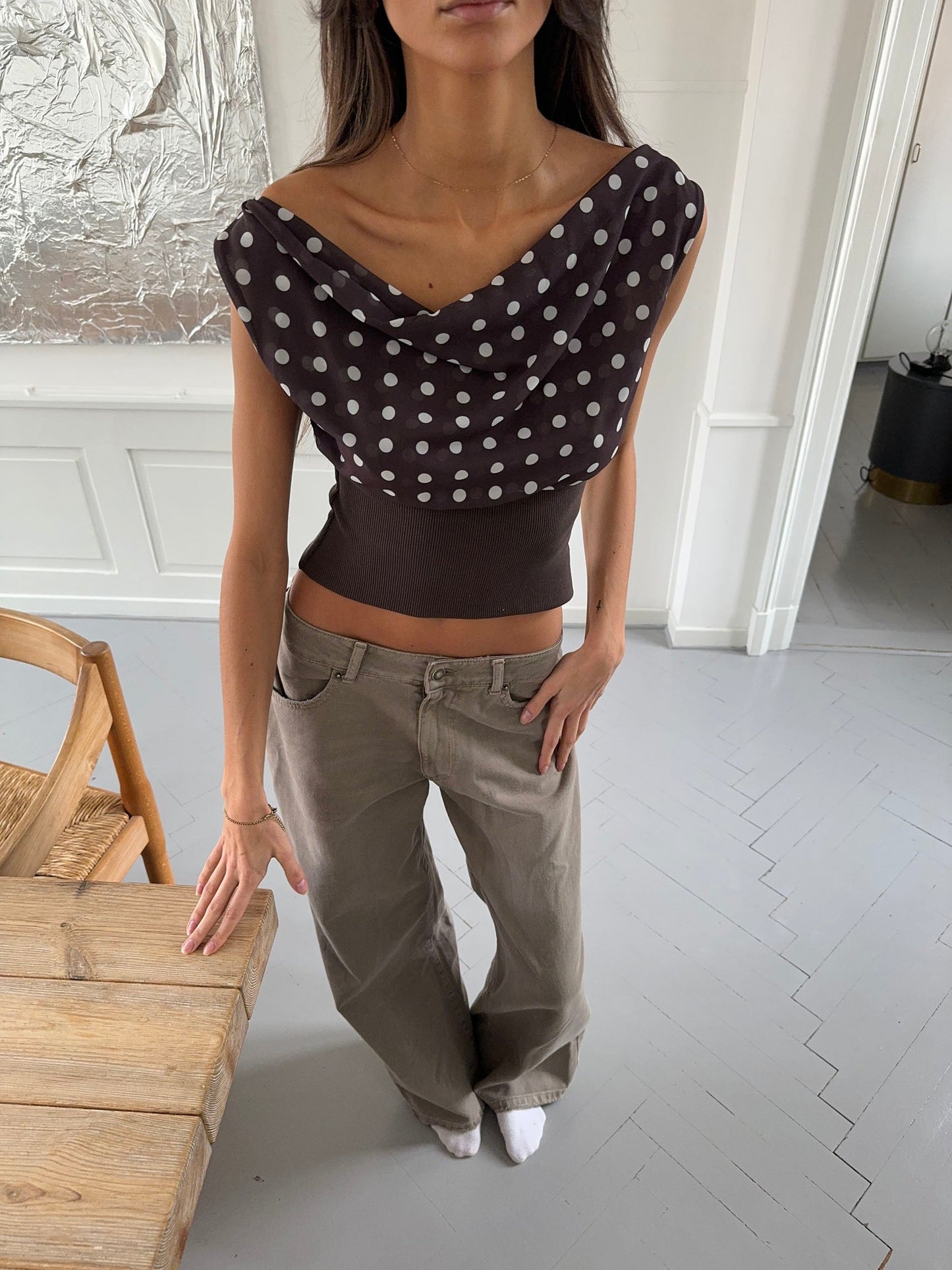 Sonja - Polka Dotted Top