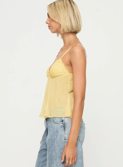 Stine - Lace Pleated Top