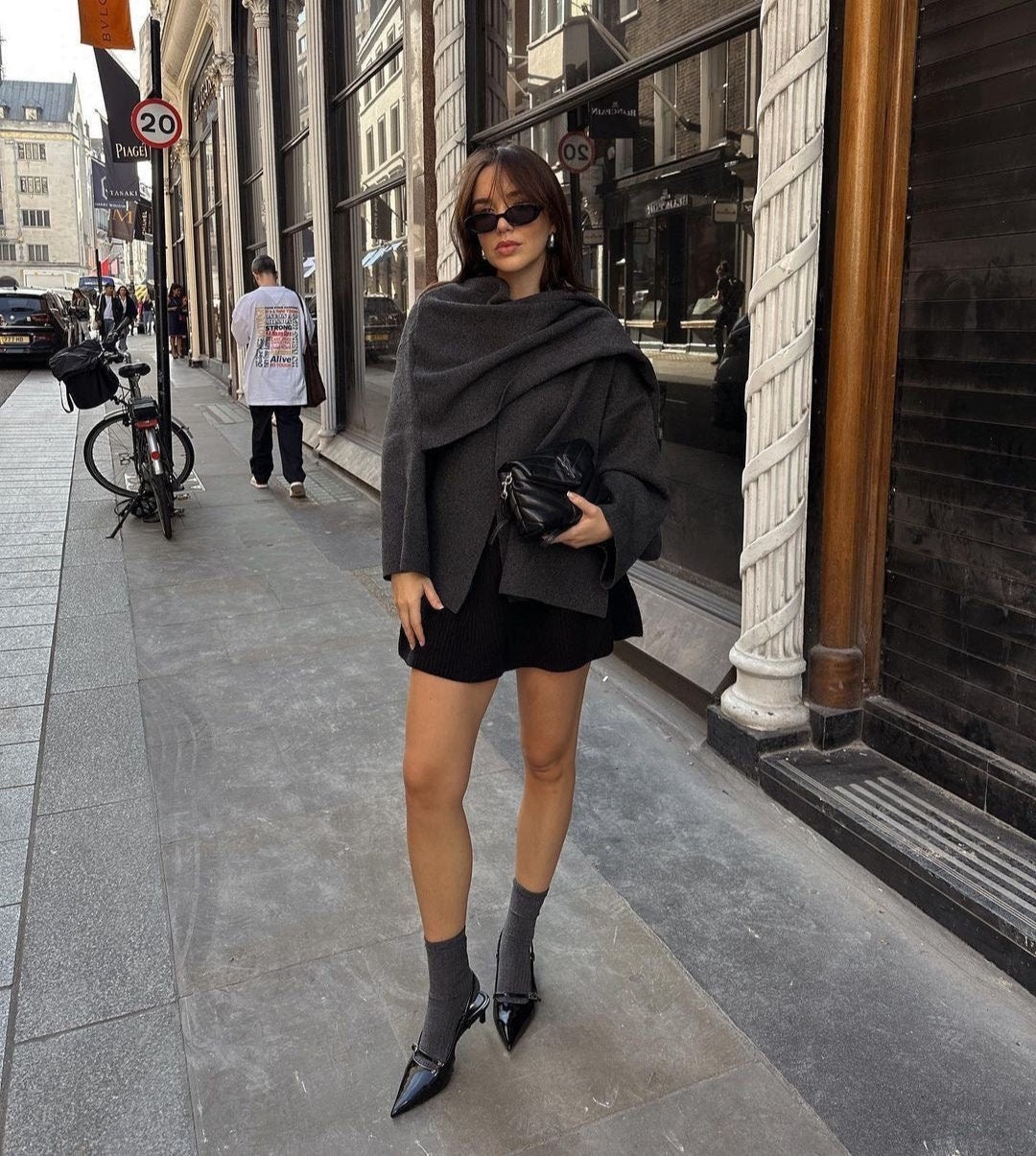 Lana - Skandynawska Kurtka Szalikowa