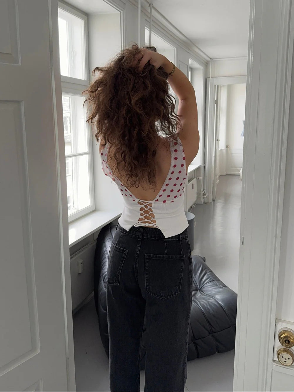 Sonja - Polka Dotted Top